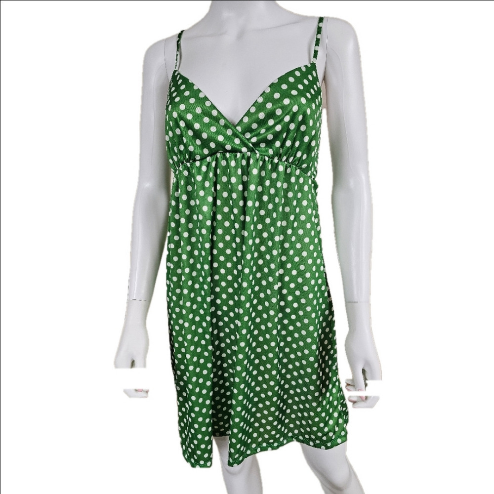 MAXRAVE Polka Dot Slip/ Sleep Dress Size L
